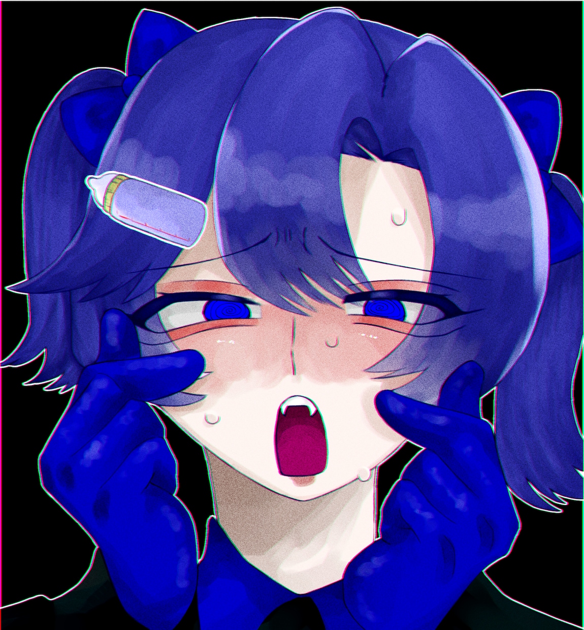 1枚絵を作成します 顔〜上半身のイラストを作成します！ イメージ3