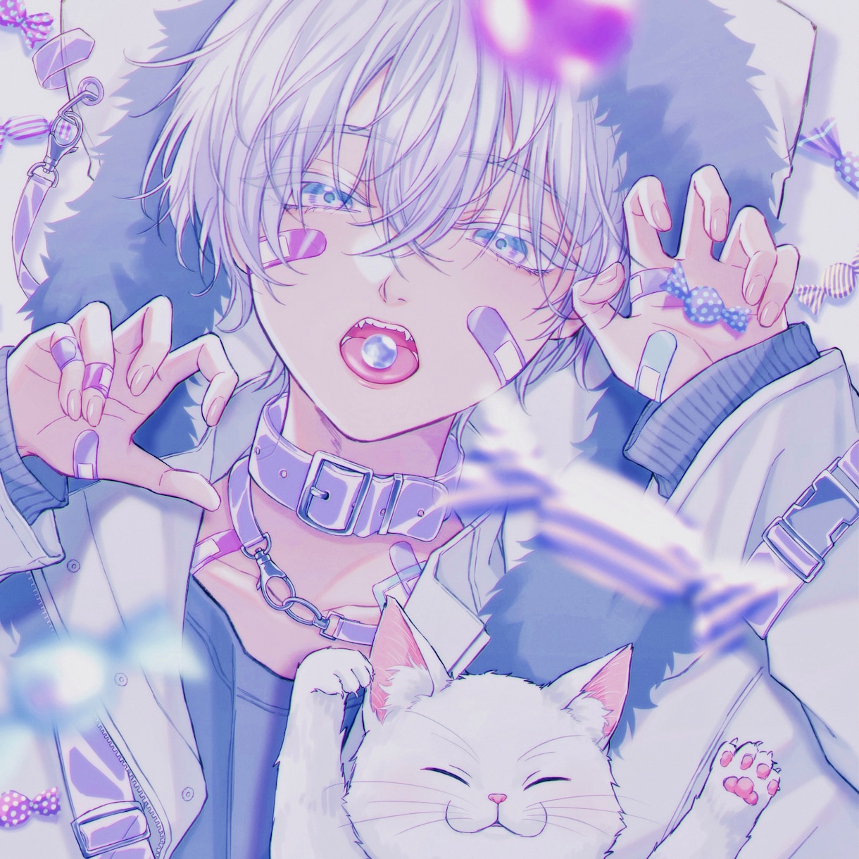 エモくてしっとりした雰囲気のイラスト描きます アイコンからサムネイル、立ち絵までご希望に沿うイラストを提供 イメージ2