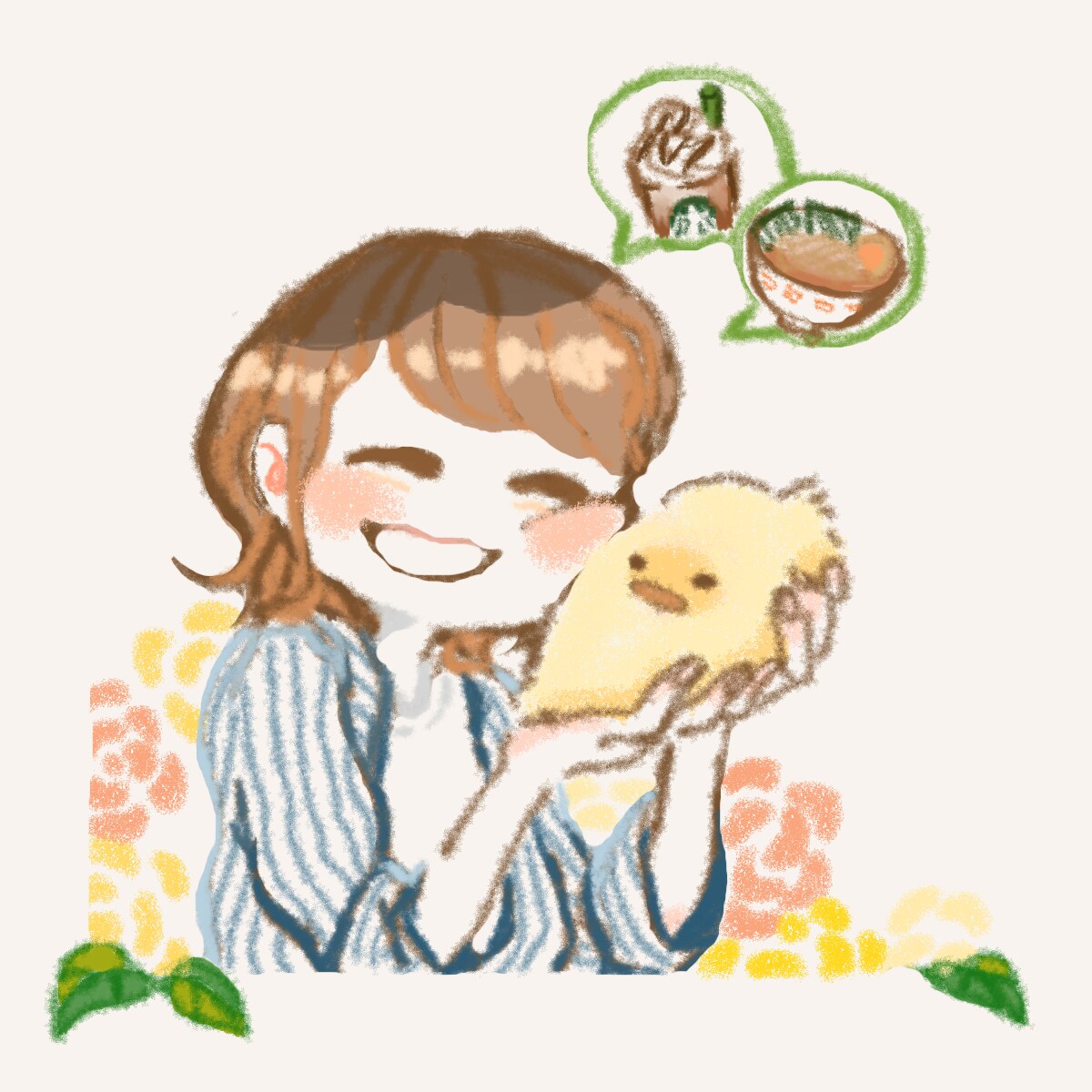 似顔絵・アイコンお描きします ぷにっとしたイラストどうですか？ イメージ1