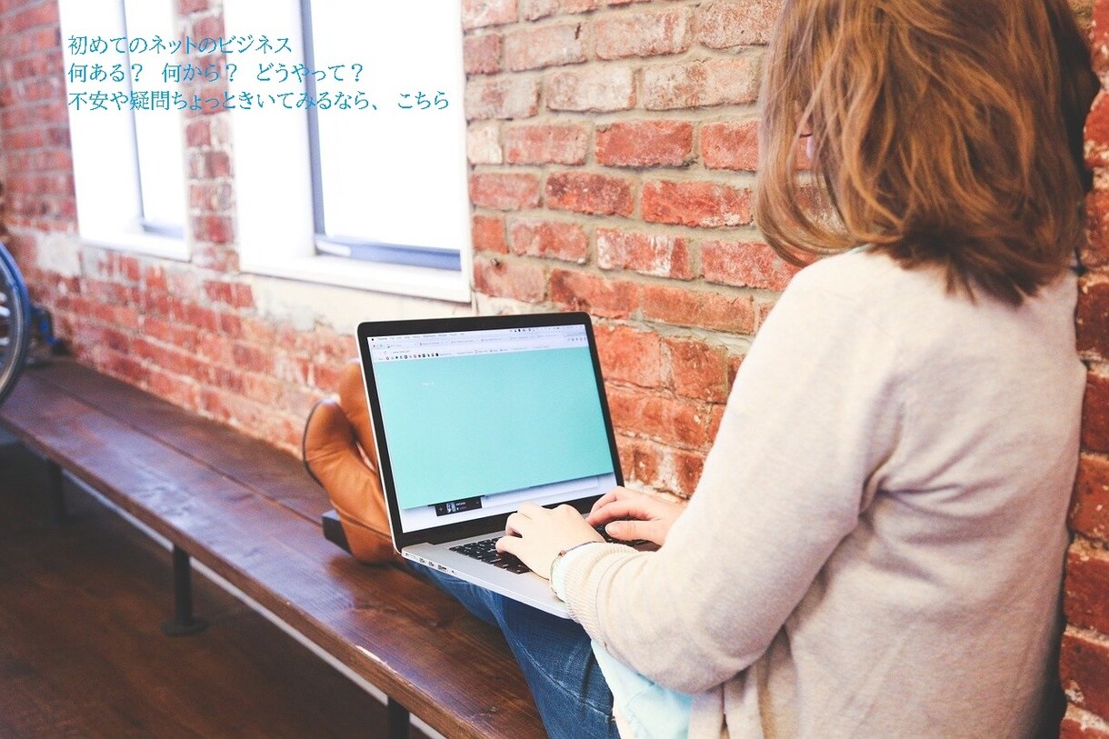 ネットのビジネスっていったいどんなの？案内します 最初の入り口でどれを選べばベターなのかのご案内 イメージ1