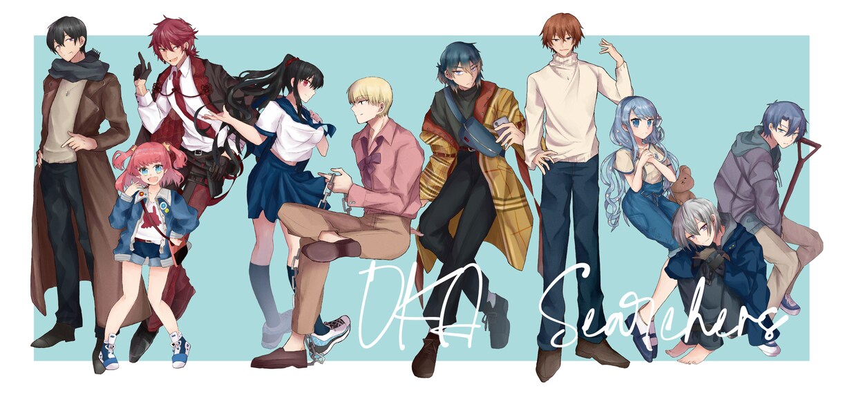 TRPG用立ち絵・アイコン等お受けします TRPGやゲーム制作などにご利用頂ける立ち絵を作成いたします イメージ8