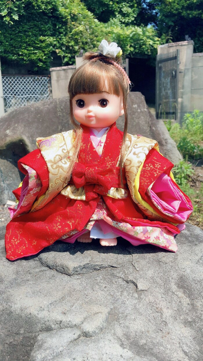 ドール着物お作りします 着物、引きずり着物、花魁着物、巫女、色々お作り出来ます^_^ イメージ8