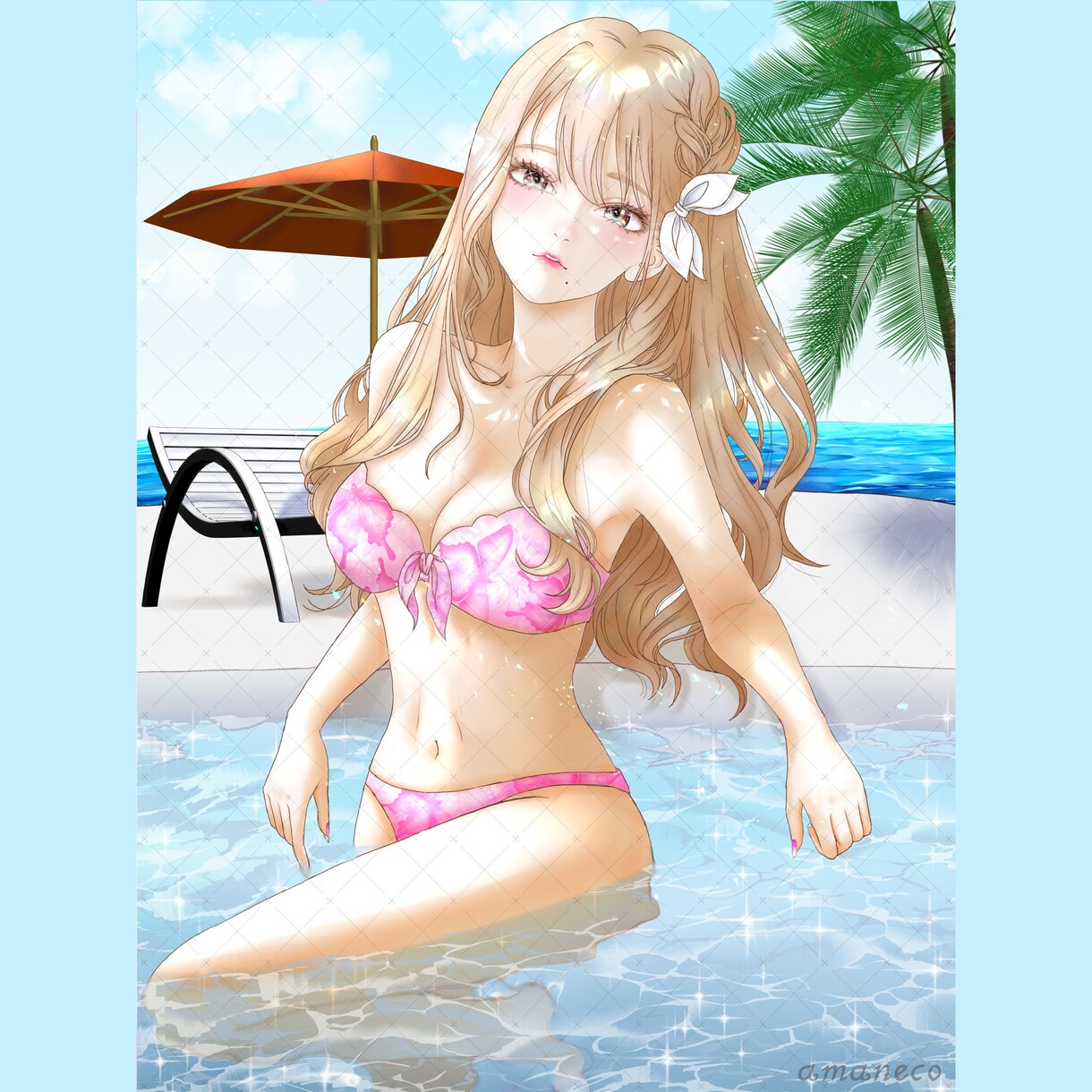 目を引くイラスト、歌みた、サムネを作成します 可愛いものから、妖艶なものまで幅広くご要望にお答えします！ イメージ4