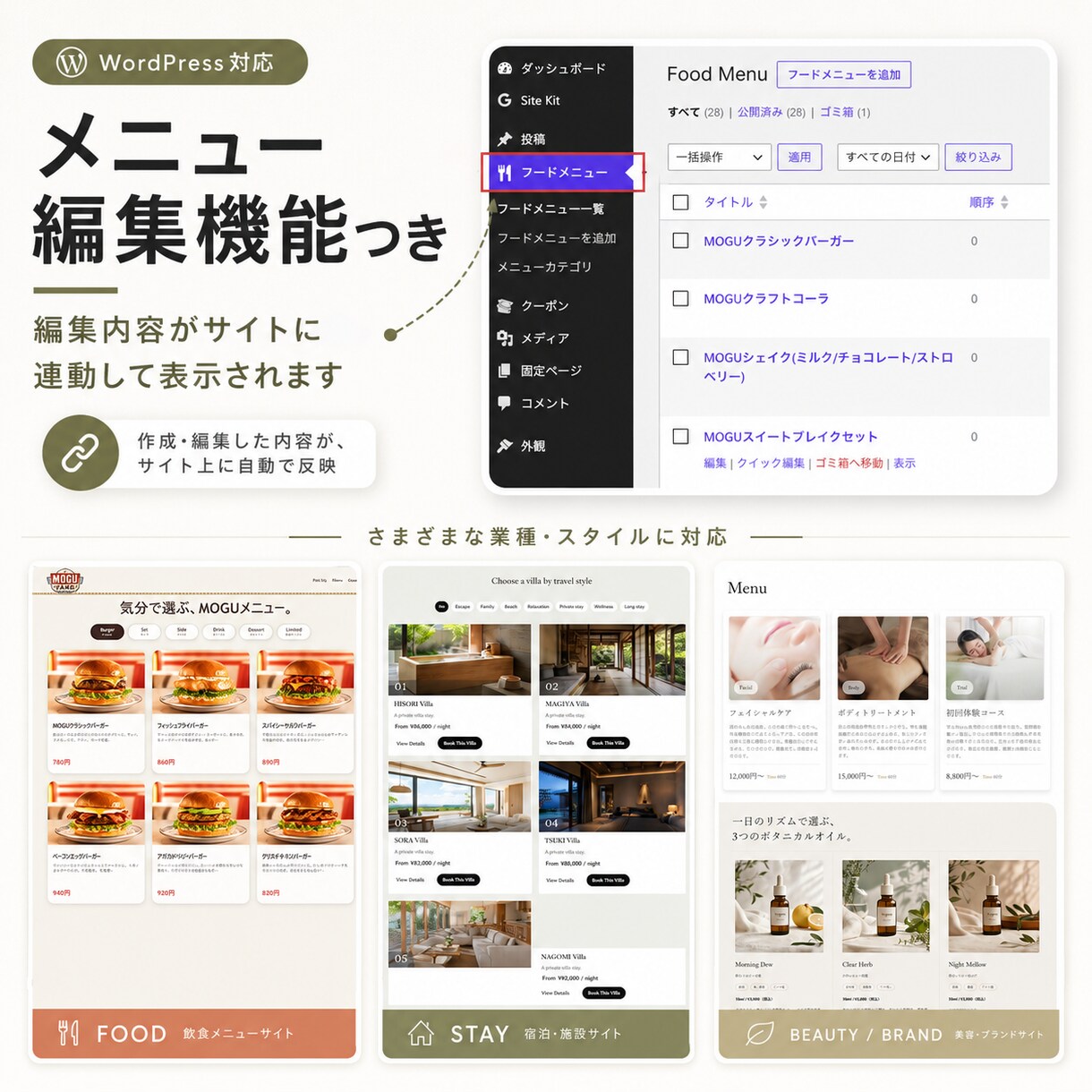 WEB初心者様も安心！HP制作します ご自身で更新できるWordPressサイトをご提案します イメージ10