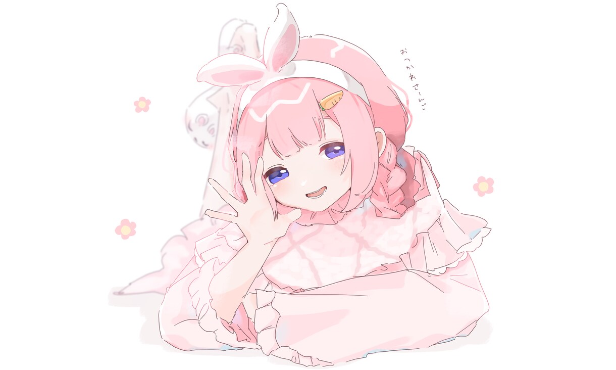とにかくかわいいイラストをなんでも描きます 立ち絵・アイコン・ヘッダー・1枚絵・ミニキャラなどなど！ イメージ6