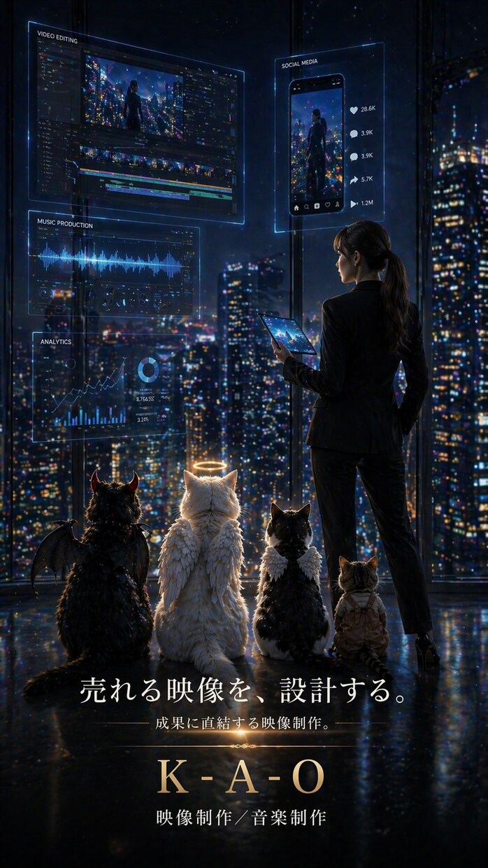 映画レベルAI動画制作します 世界観重視の映画クオリティ映像で差別化します イメージ5