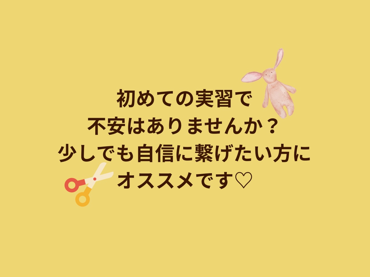 保育実習のお悩み、実習記録・指導案相談にのります 幼稚園教諭経験者が実習指導案・実技・相談をチャットサポート イメージ2