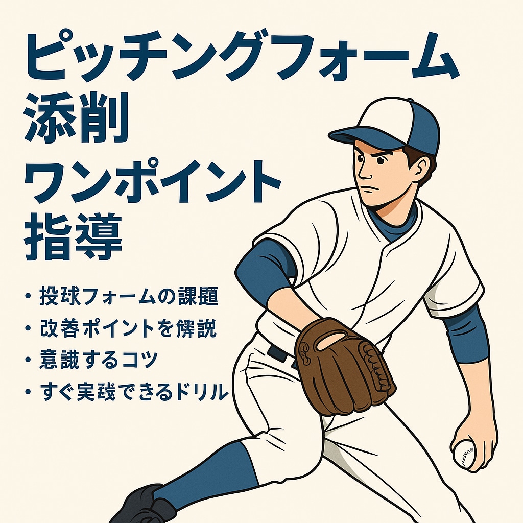 現役投手が野球における投球フォームの添削をします 野球における投球フォームの添削、アドバイスをいたします！ イメージ2