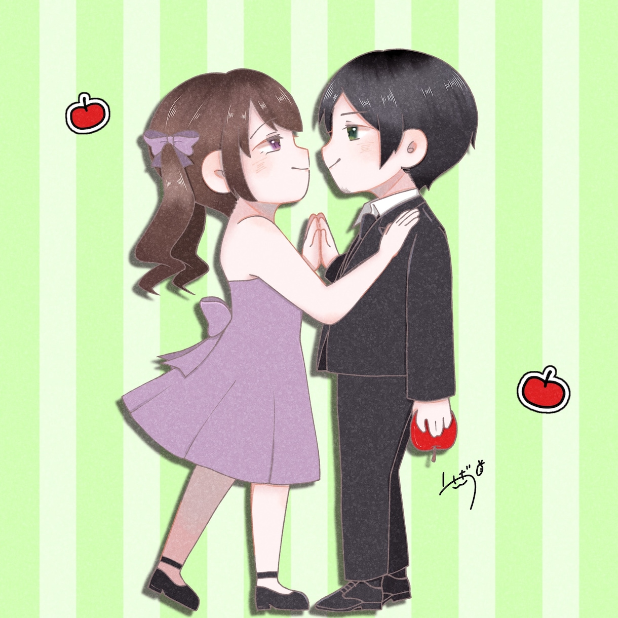デフォルメイラスト描きます もちもちで可愛いデフォルメイラストお描きします♡ イメージ1
