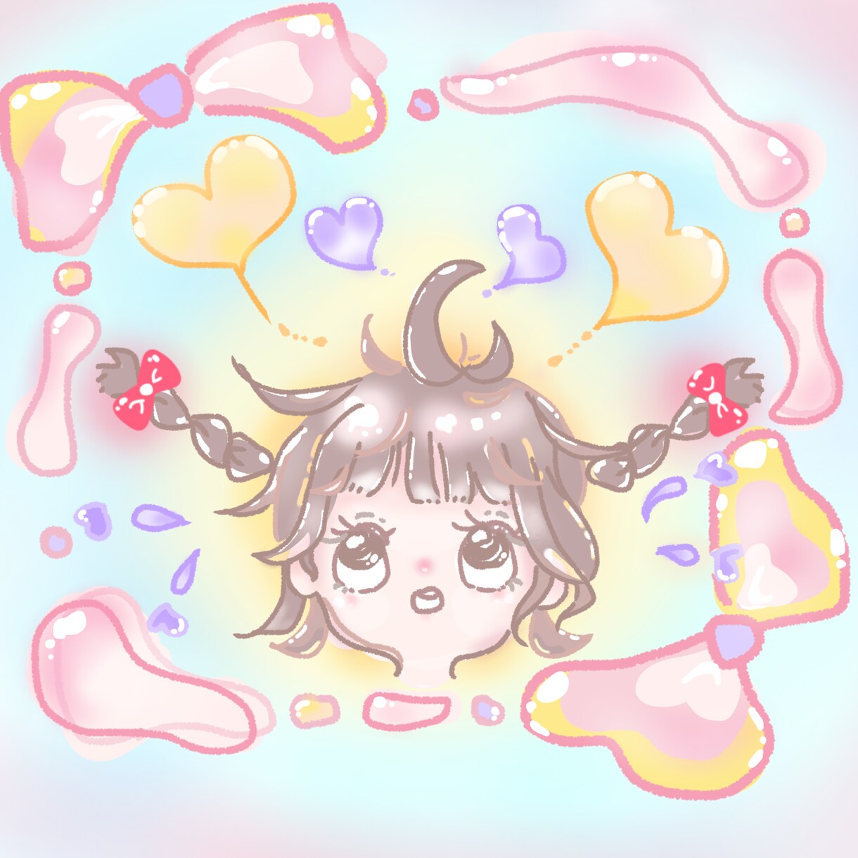 ゆるふわで可愛いく描きます 色々なニーズに合わせて対応します！心を込めて イメージ1
