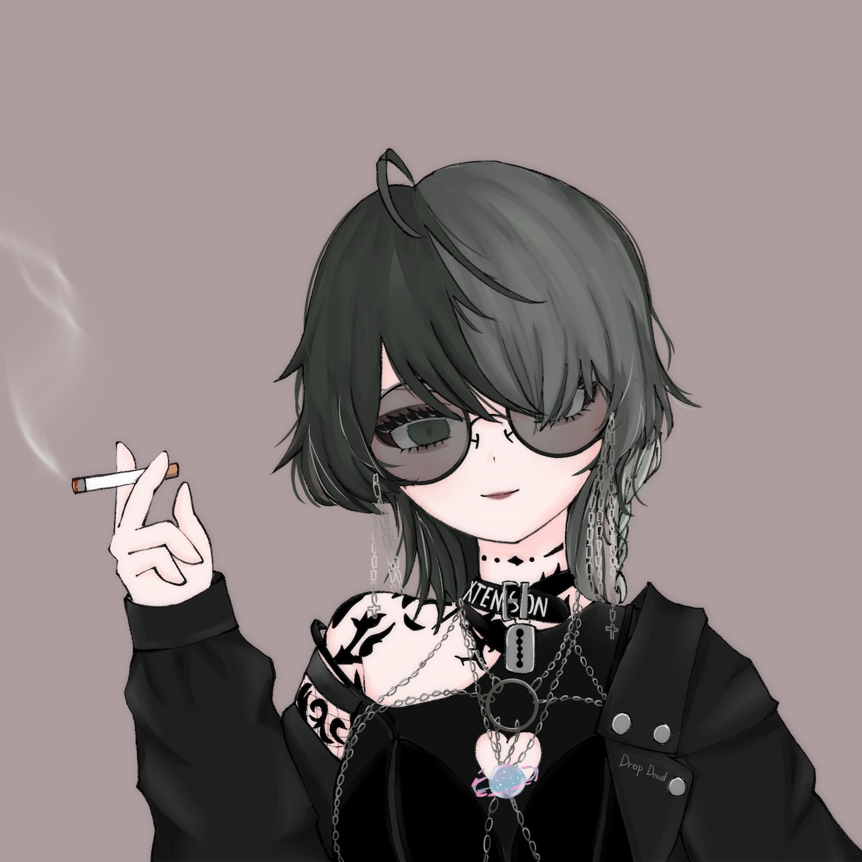 ゆるい絵柄でバストアップのイラスト描きます SNSのアイコン向きなゆるいイラストを作成します。 イメージ2