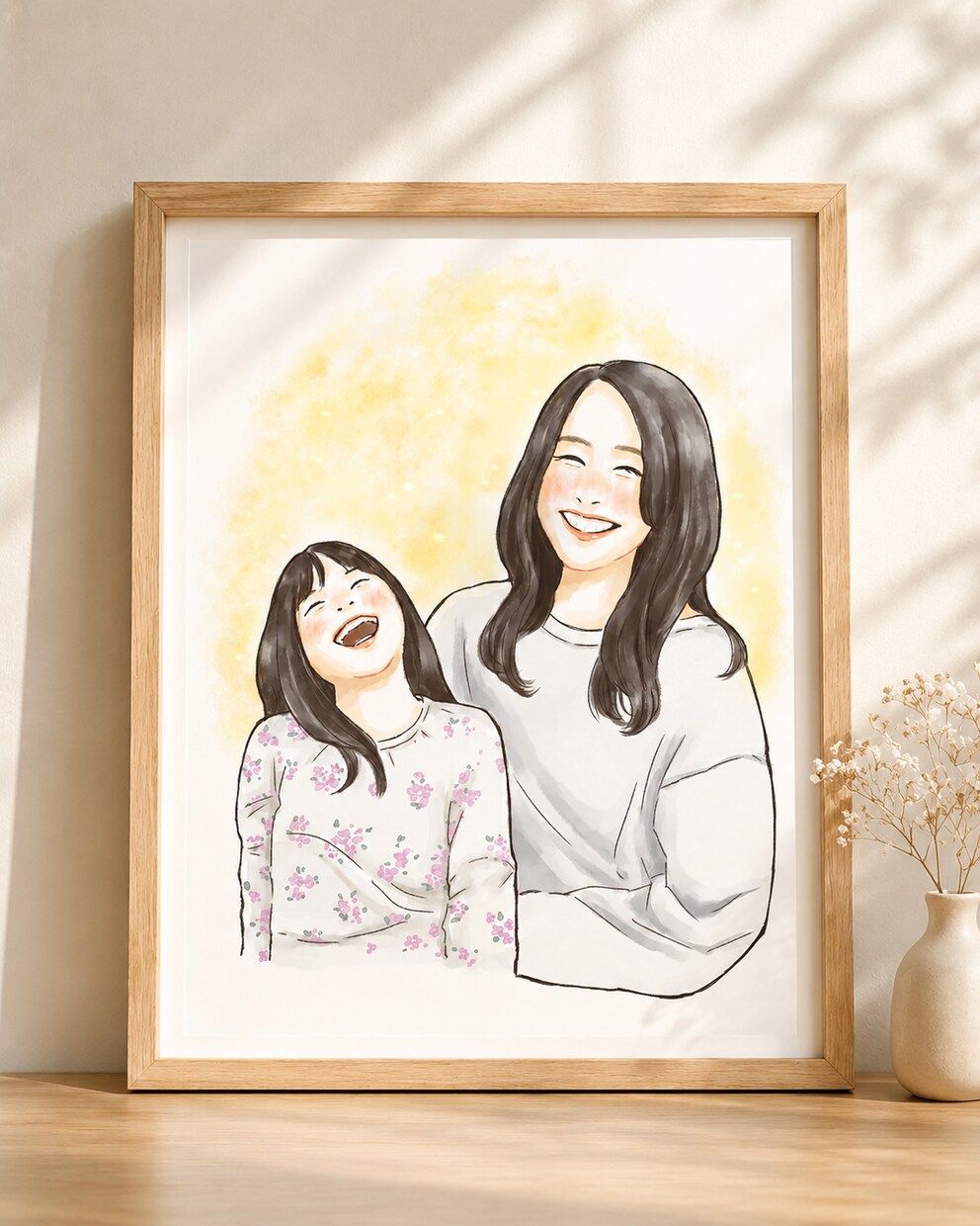 yukitamago＿様専用出品描きます プレゼント用の似顔絵オーダーです。 イメージ1