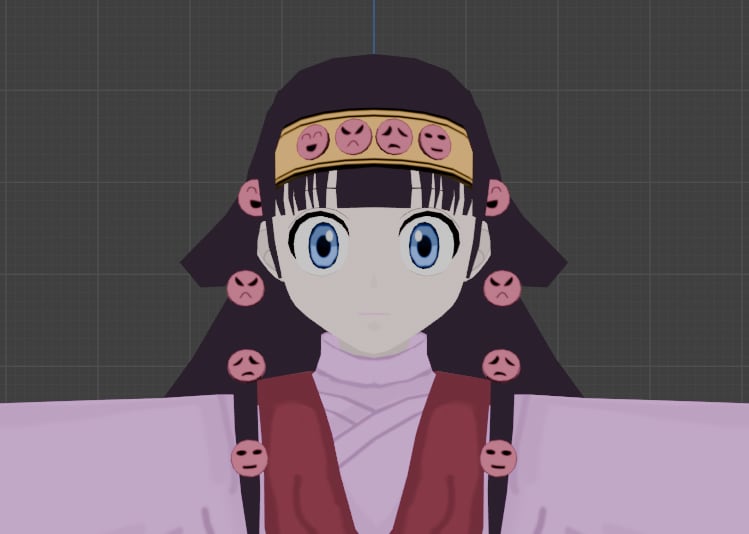 3Dキャラクターモデルを制作します イラストを準備するだけでOK。 イメージ1