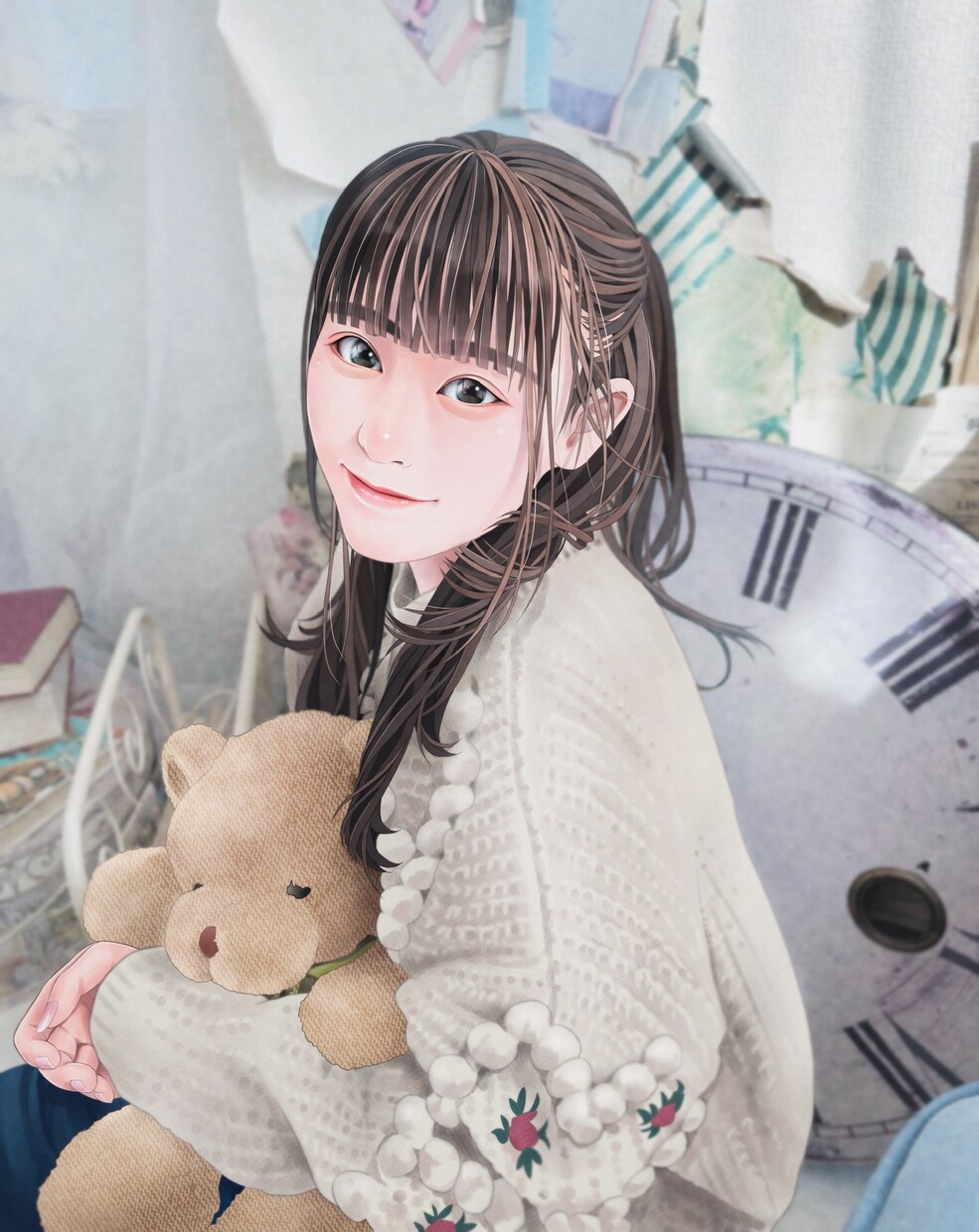 リアルすぎないリアルなタッチで似顔絵描きます プレゼント、イベント用など各種用途に対応します イメージ6