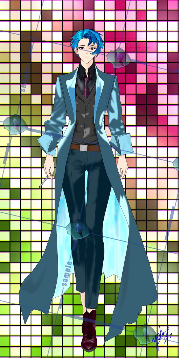 著作権譲渡可　IRIAM用立ち絵作成します 配信の準備期間や新立ち絵にしてみませんか！ イメージ1