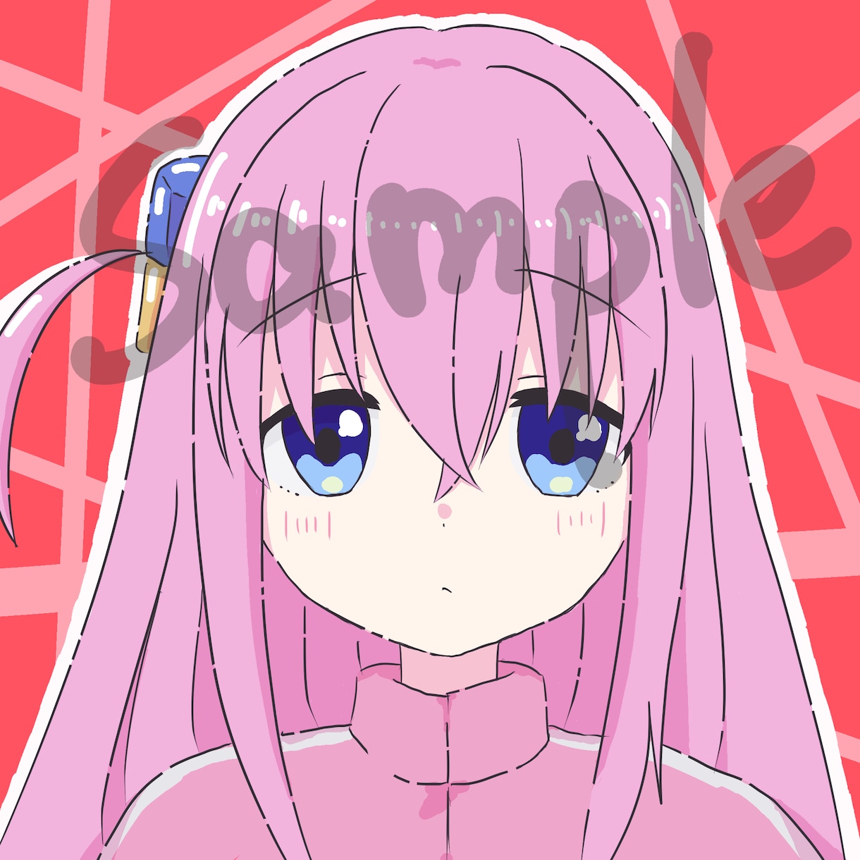 最短即日＊可愛いアニメ塗りSNS用アイコン描きます 4名様限定半額の1500円で描きます！ イメージ2