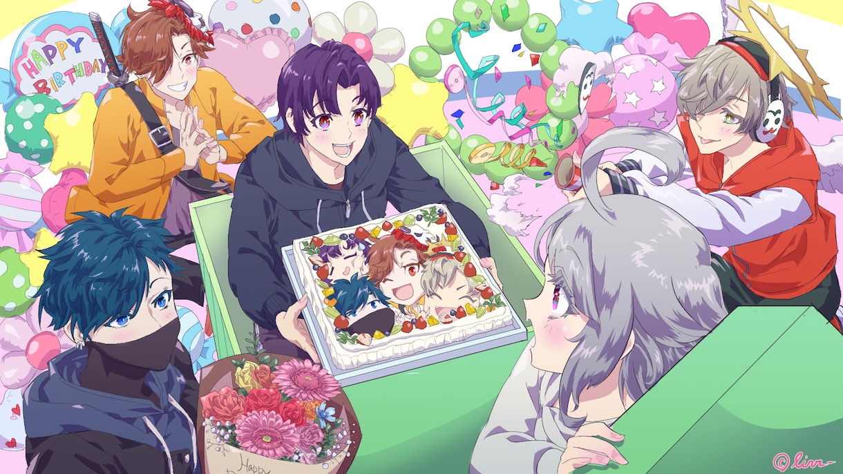 ご希望のイラストをお描きします カラフルでわかりやすいアニメ塗りイラストをお描きします イメージ10