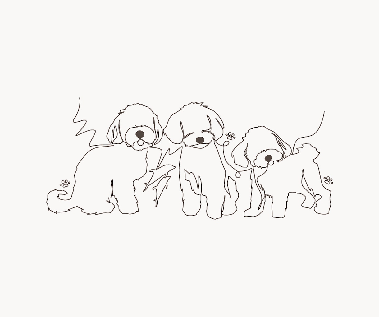 シンプルに伝わる一筆書きイラストをお描きします 上品な仕上がりのイラストです。商用利用可！ イメージ2
