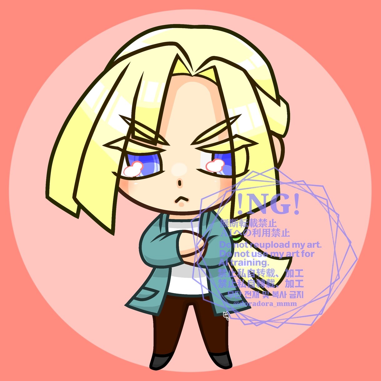 パキッとしたアニメ塗りのサムネイラスト描きます 創作キャラを描きたいけど自分ではちょっと…と思ったら！ イメージ2