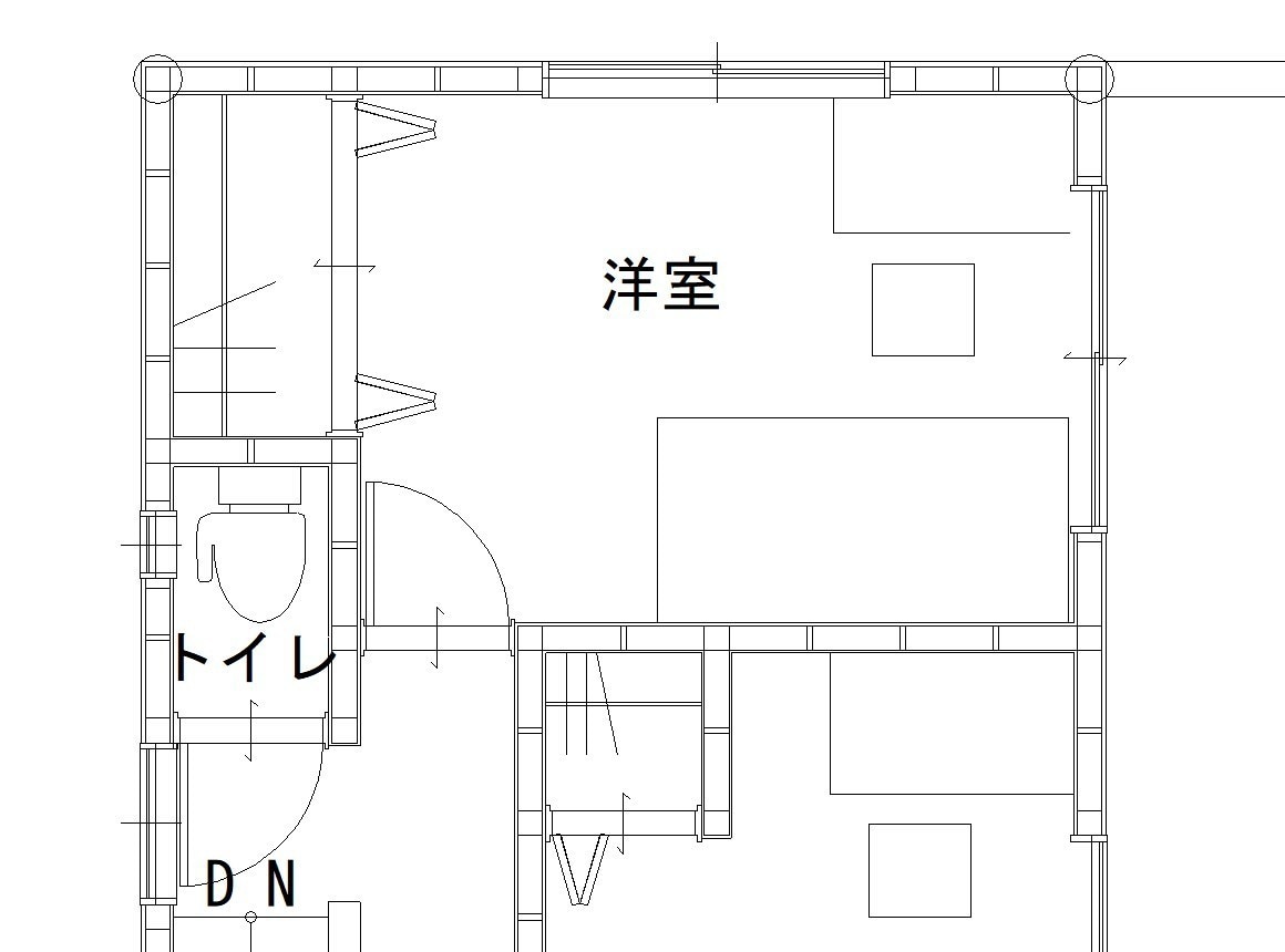 平面図をCADデータで納品します 加筆すれば平面詳細図としても利用できます イメージ1