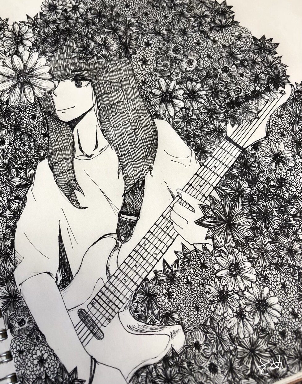 緻密な線ペン画を提供します 細かいペン画を提供します。色付けも可能です。 イメージ2