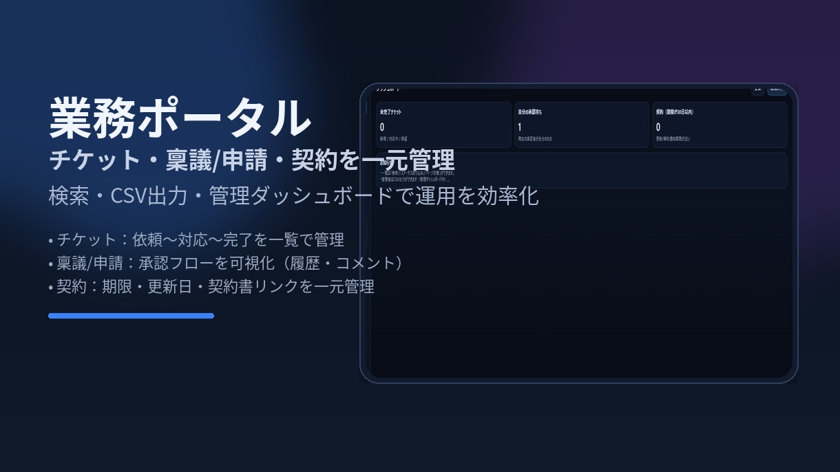 GASで社内稟議/申請の承認フローを自動化します Google環境だけで一元管理！即運用！ イメージ1
