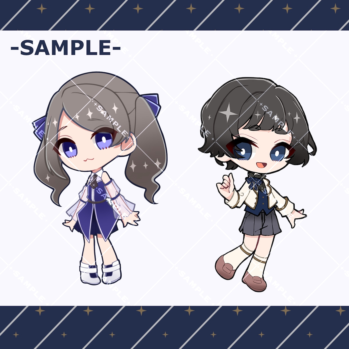 商用利用OK！可愛いSDキャライラスト描きます ちょっとしたところに使えるSDイラストです！ イメージ2