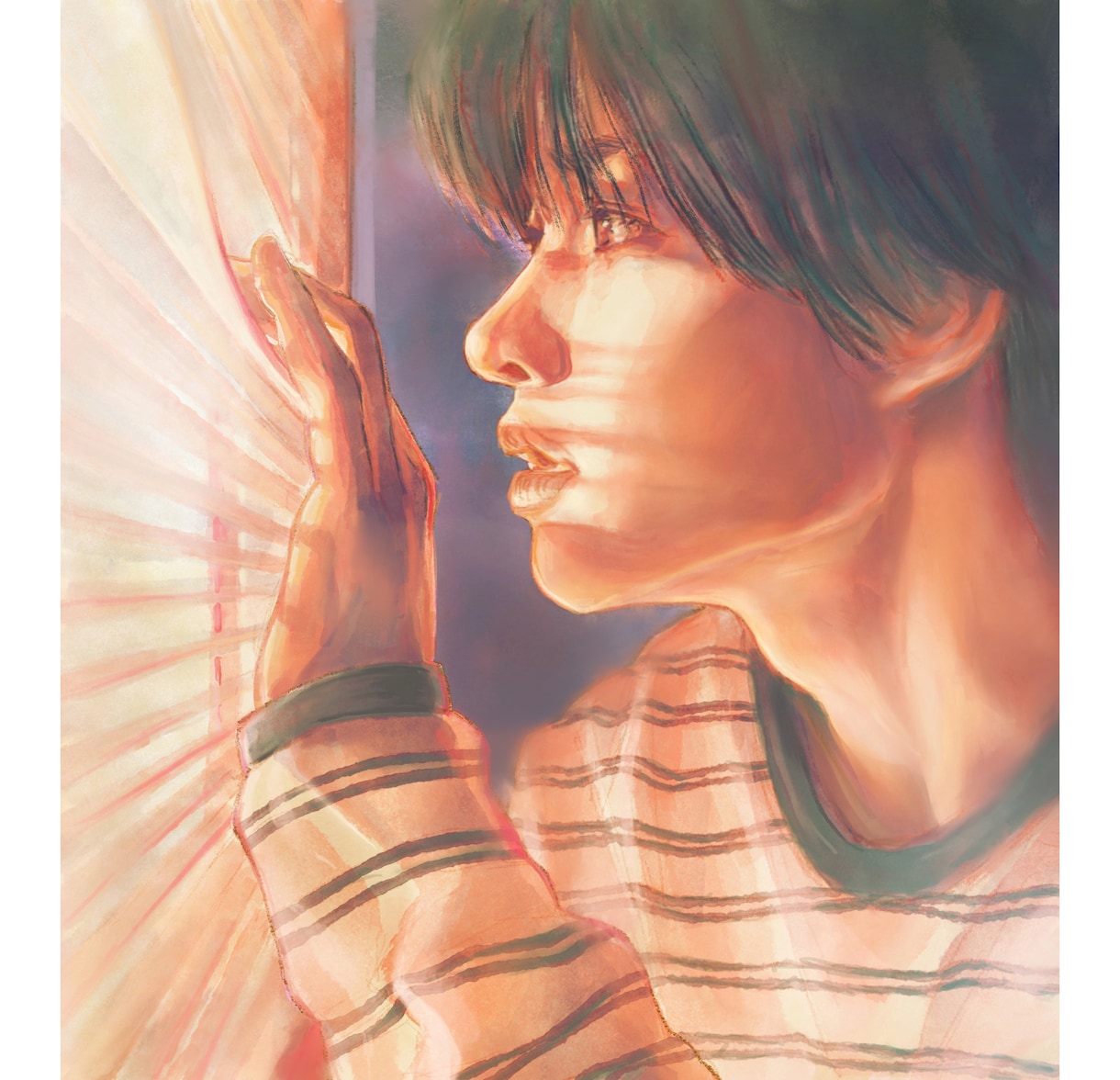 心に残る写真のワンシーンをイラストにお描きします お好きな画風でお描きします、本の表紙や挿絵に是非どうぞ！ イメージ1