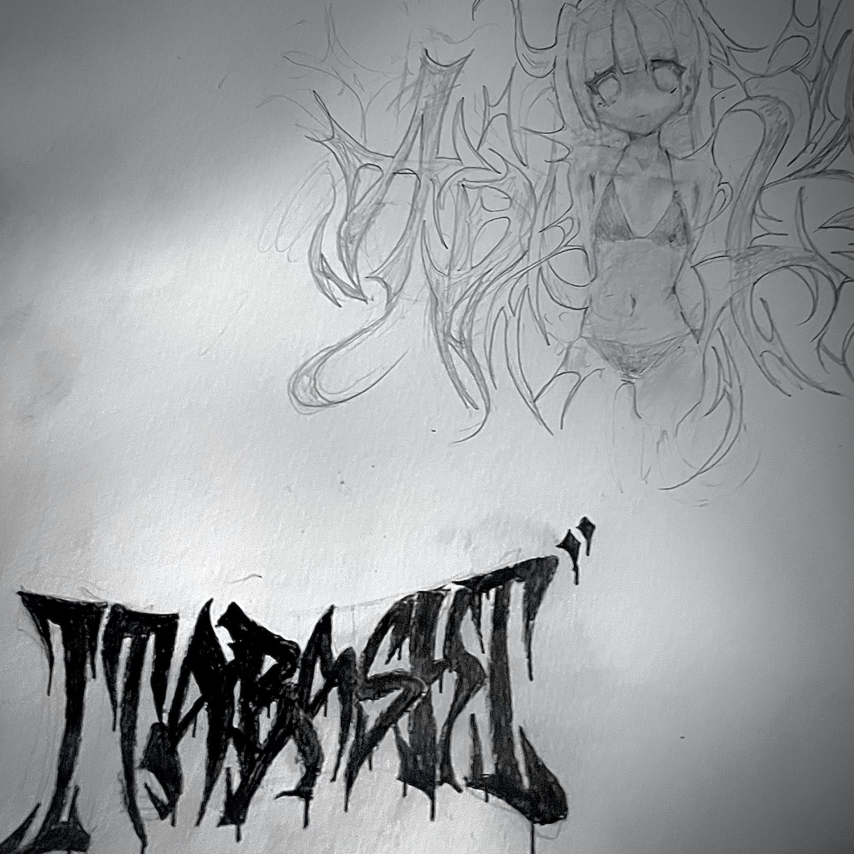 グラフィックアートとキャラクターを描きます グラフィティ×キャラクターでいつもと違った雰囲気に イメージ2