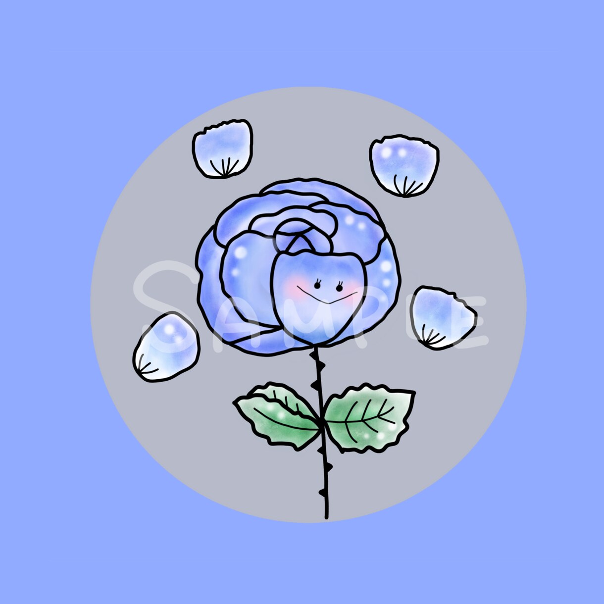 珍しいアイコンで差をつけよう！お花アイコン描きます 【修正無料♡】即修正&即納品！！オーダー方法も簡単です♡ イメージ7
