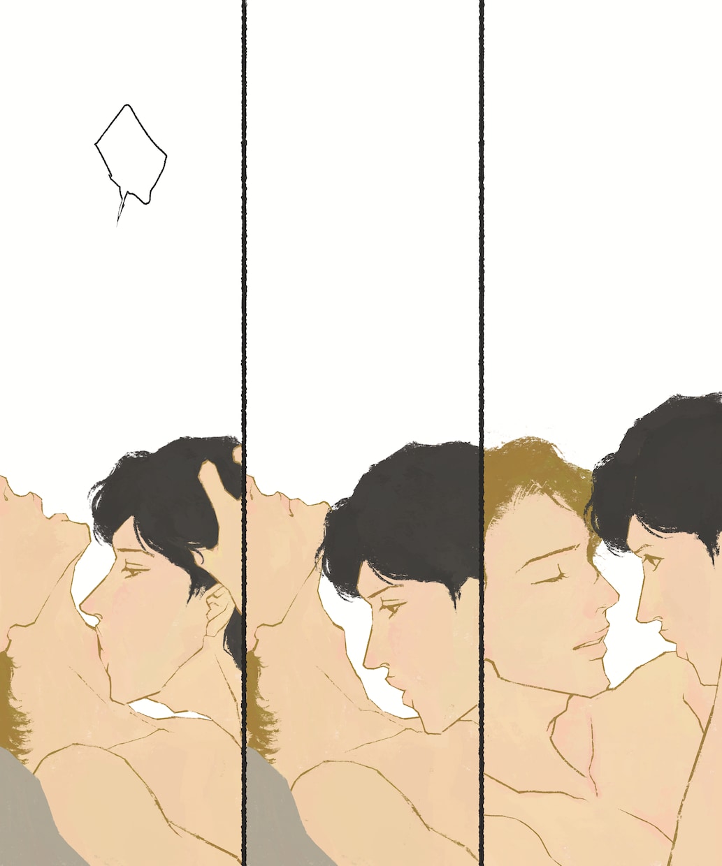 BL、ブロマンスイラストを描きます 挿絵／似顔絵／観賞用／SNSアイコン など イメージ3