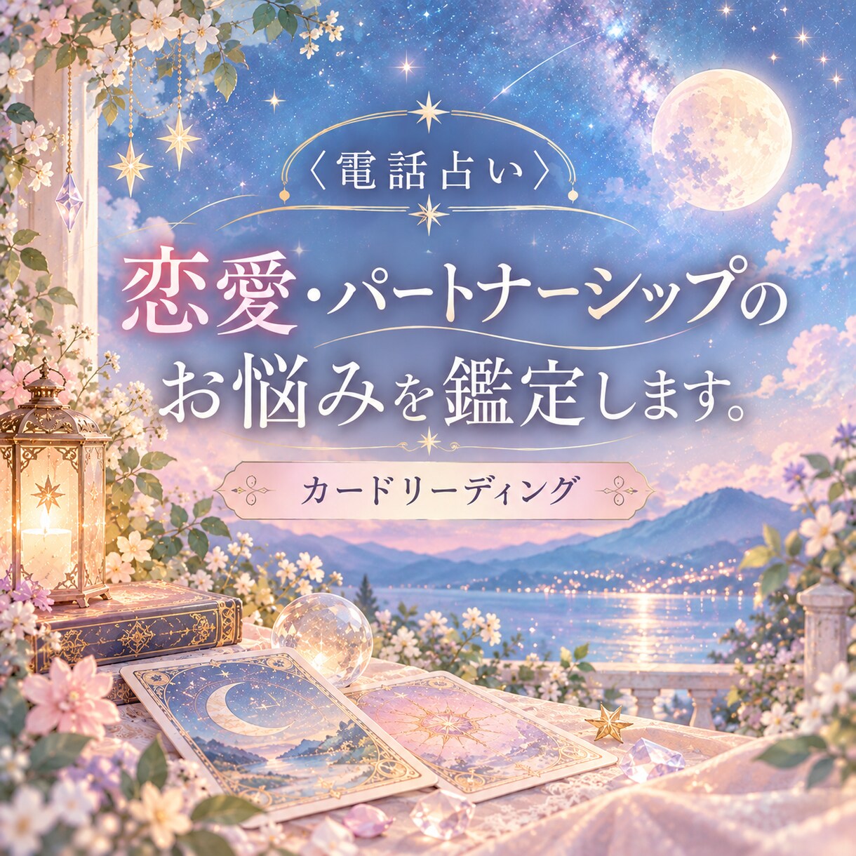 恋愛・パートナーシップのお悩みを鑑定します 占いで心を優しく包むカードリーディング イメージ1
