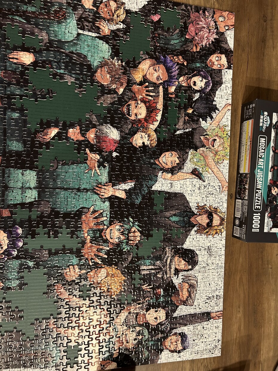 ジグソーパズル作成サポート。パズルの完成手伝います 時間が足りない方へ。パズル好きが丁寧に作業します。 イメージ1
