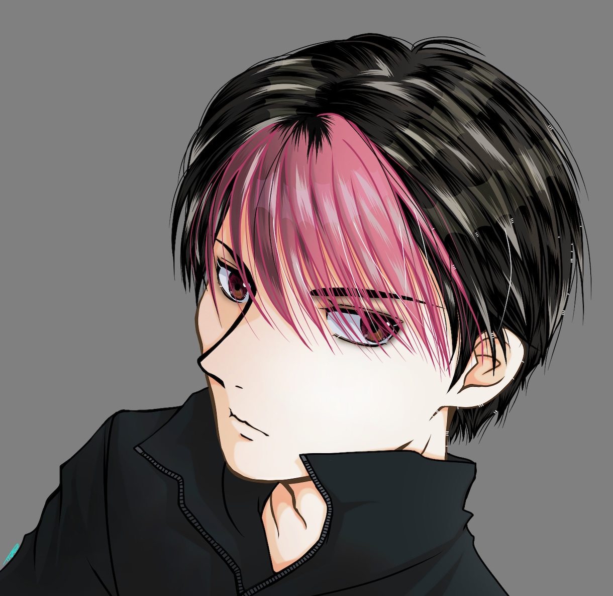 アニメ絵風の似顔絵アイコン！人物＆動物を描きます 人物は特にV系含めバンド系全般、動物、鳥等が得意！※楽器不可 イメージ4