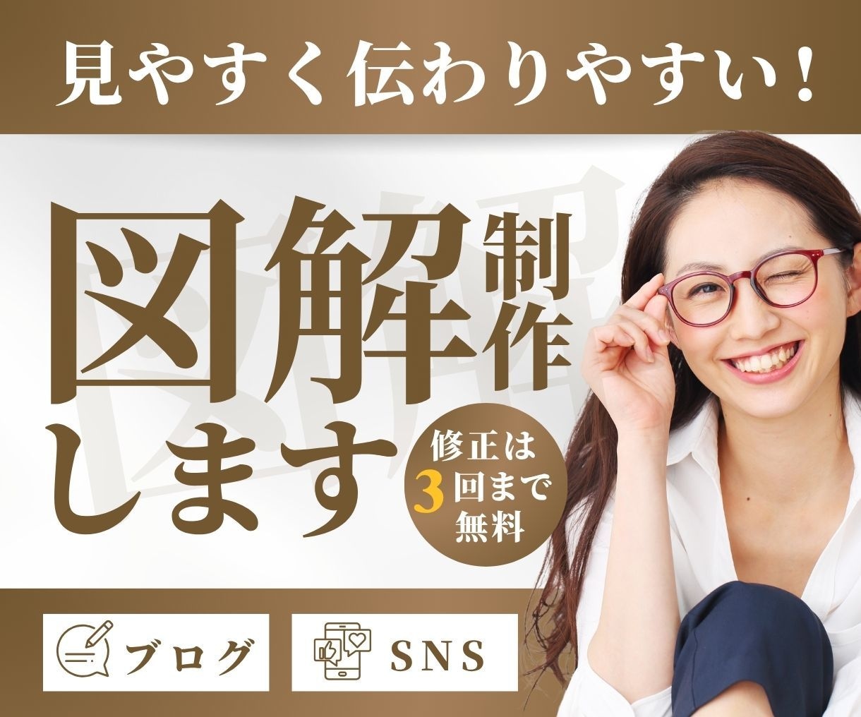 見やすく伝わる図解デザイン制作します あなたの想いをデザインで伝わるカタチに。 イメージ1