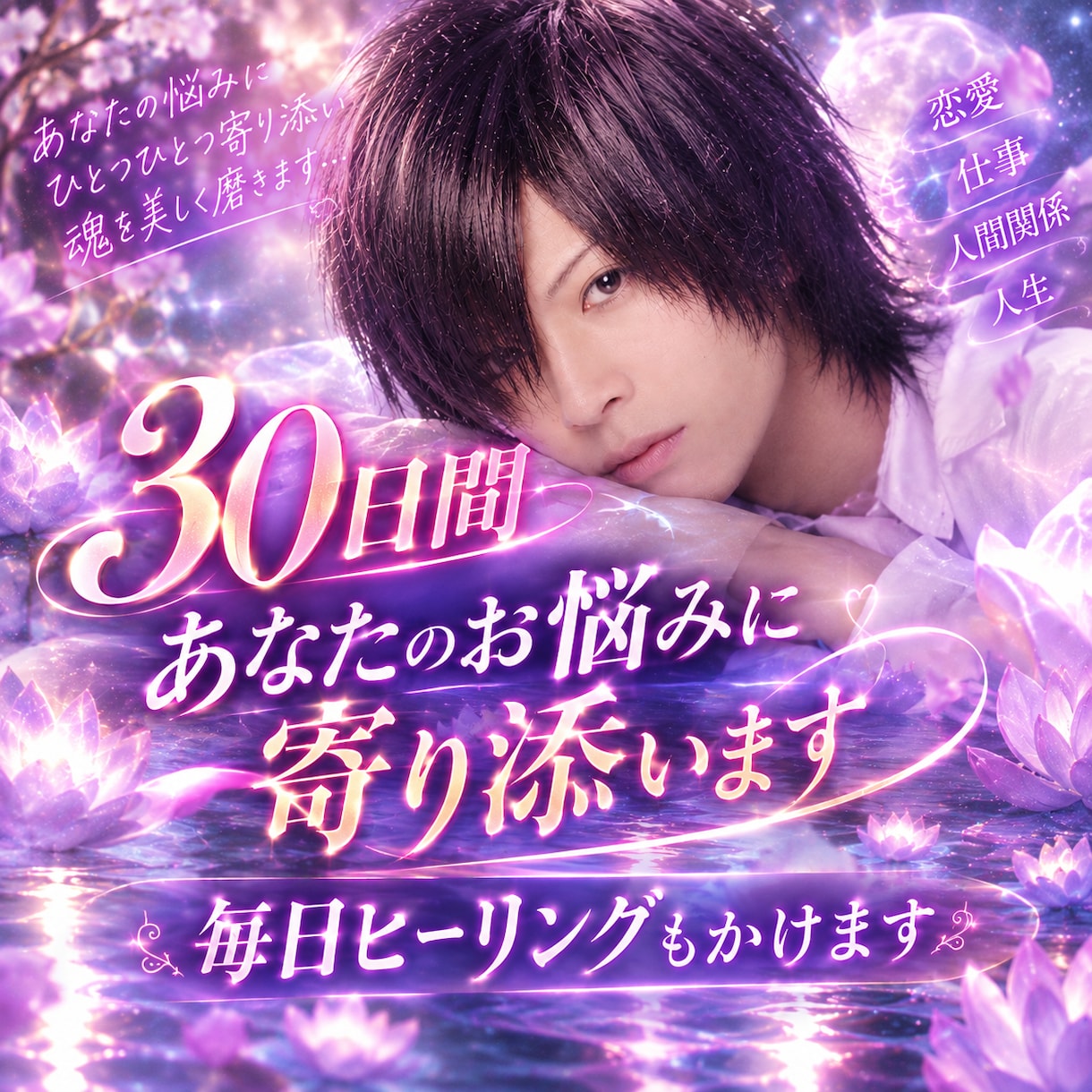 30日間★毎日寄り添わせていただきます 魂磨き♪魅力♪覚醒♪色気♪溢れ出す自信 イメージ1
