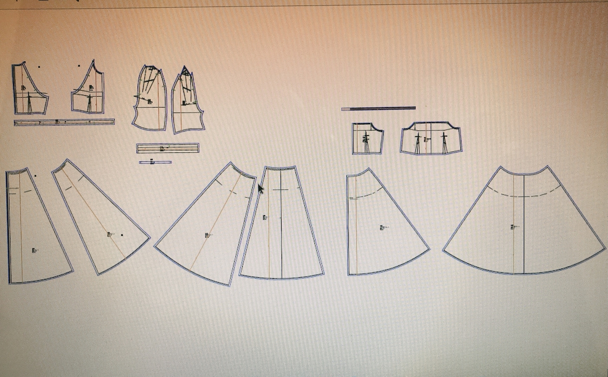 レディース服のパターン(型紙)作成を承ります 現役のパタンナーが作成致します。オールアイテムOKです。 イメージ2
