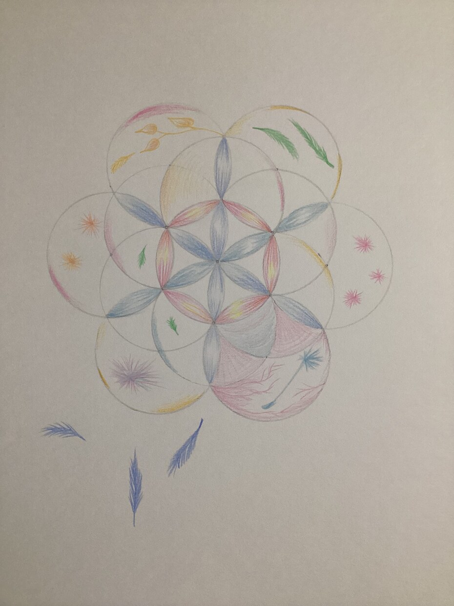 こんな絵見たことない!幾何学アート描きます 吸い込まれそう♪不思議の国へ入ったような目を惹く美しいアート イメージ3