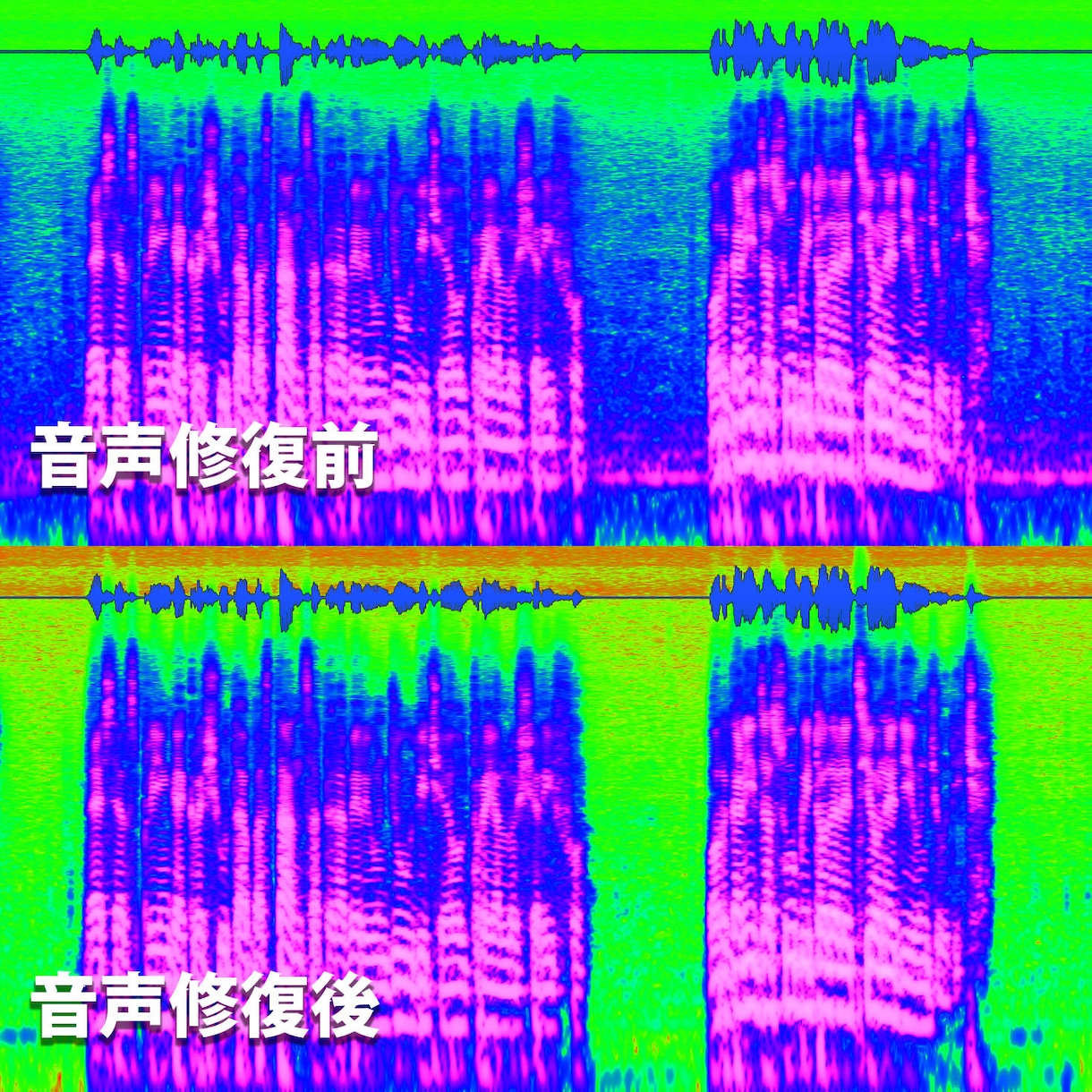 ノイズや不要な音の除去・修復などをお手伝い致します 正式なご購入前に【無料サンプル】を作成致します！ イメージ2