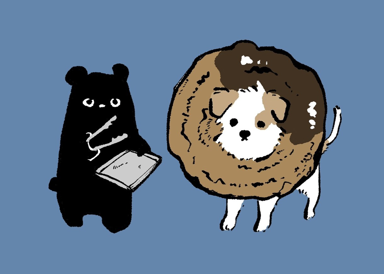 ゆるいペット・動物イラストを描きます まるで絵本のキャラクターのようなタッチで。 イメージ1