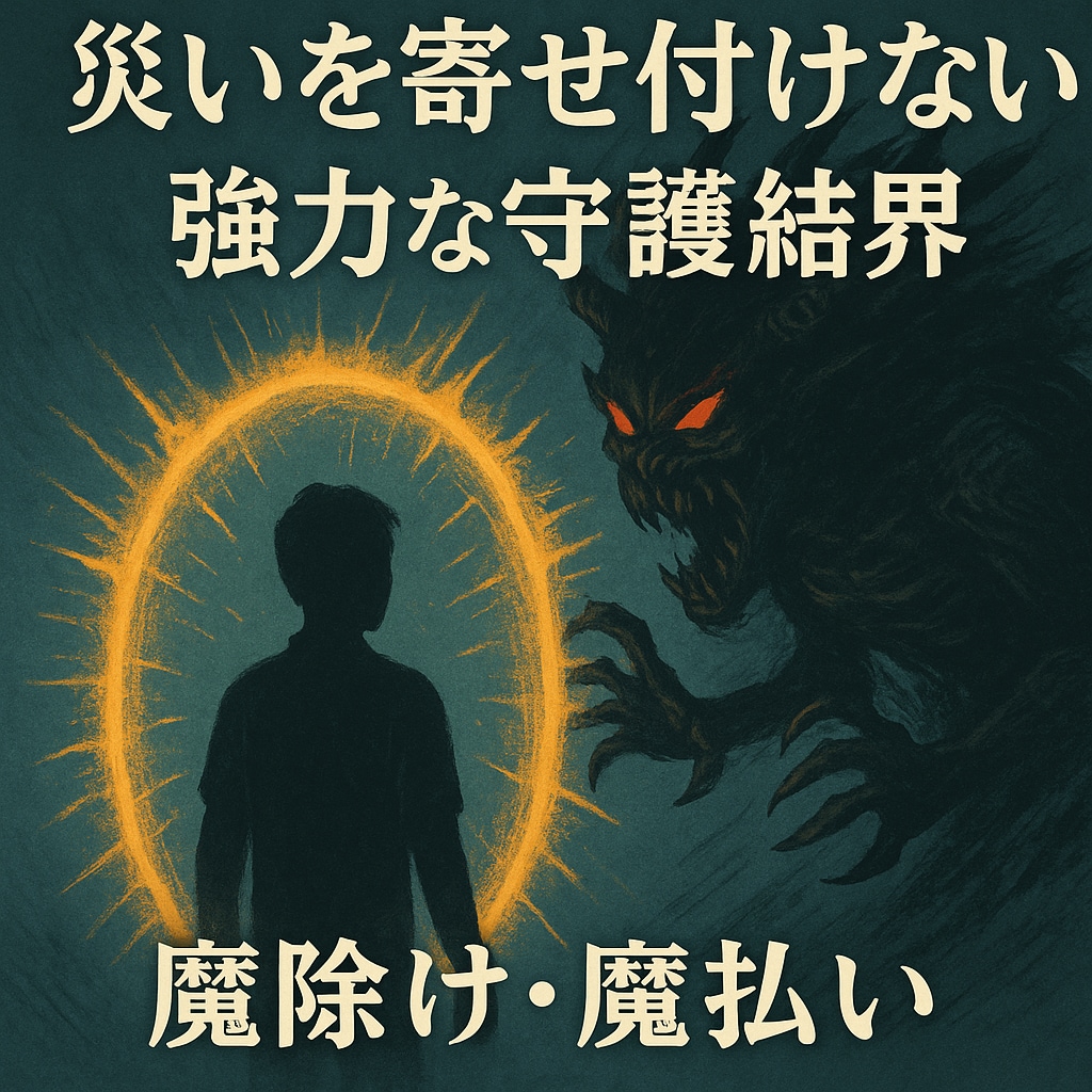 魔除け結界と魔払いで降りかかる災いを断ち切ります 不運の流れを終わらせ、安心して眠れる日常へ導くための結界施術 イメージ3
