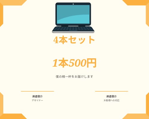 オープニングとエンディング2本ずつ作ります オープニング2本エンディング2本、合計4本 イメージ1