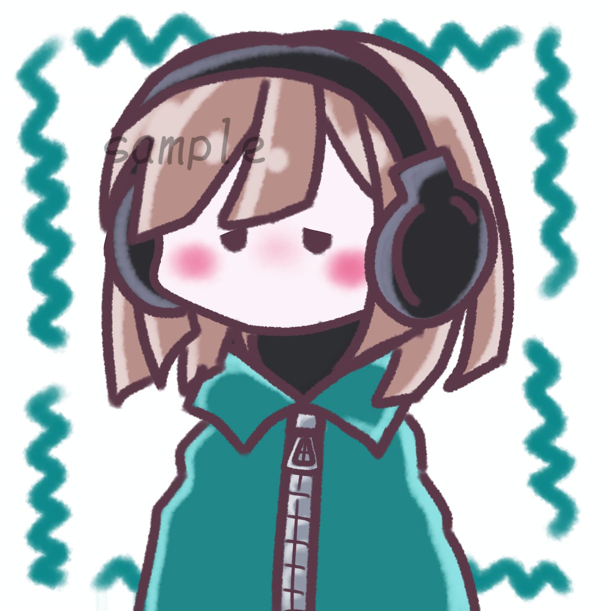 もちっと可愛いアイコン描きます もちっとした、ゆる可愛い絵柄のアイコンを迅速に作成いたします イメージ3