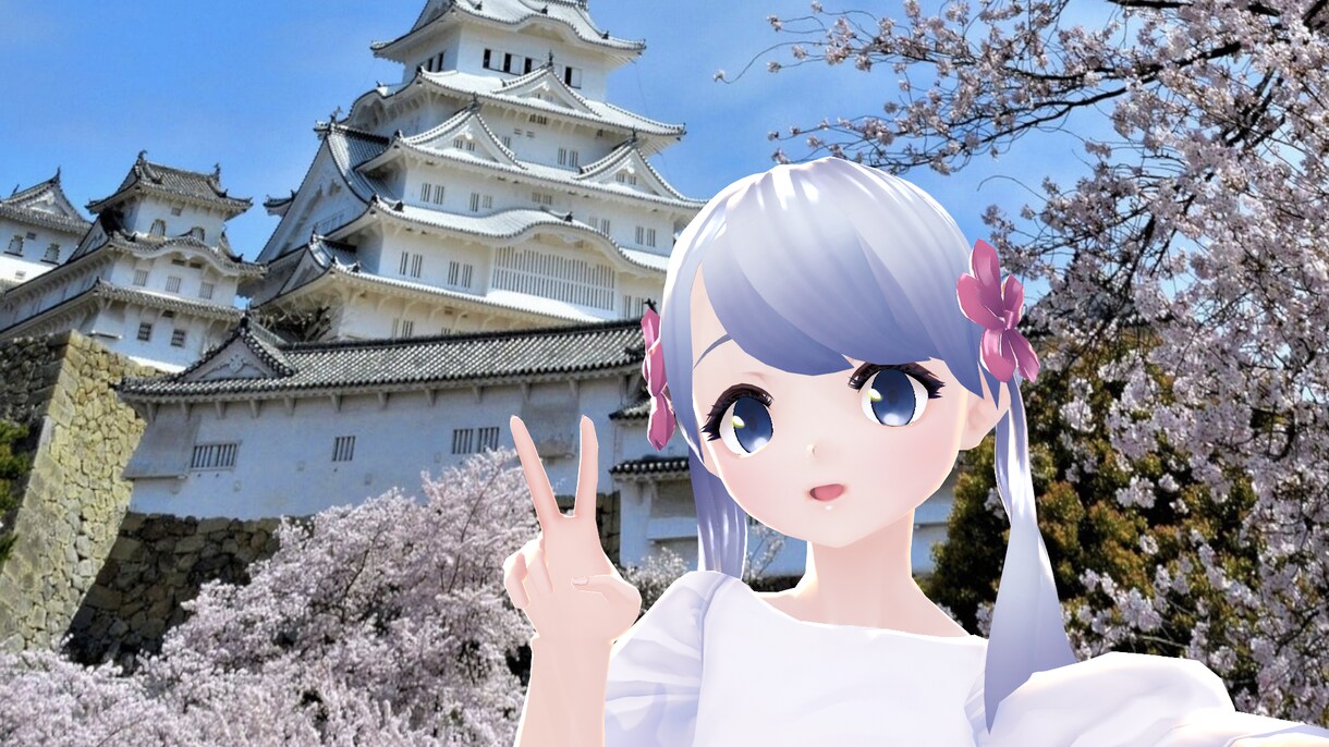 Vtuberの日常画像やキービジュアル作成致します Live2DやVRMモデルから可愛い画像をお作りいたします！ イメージ1