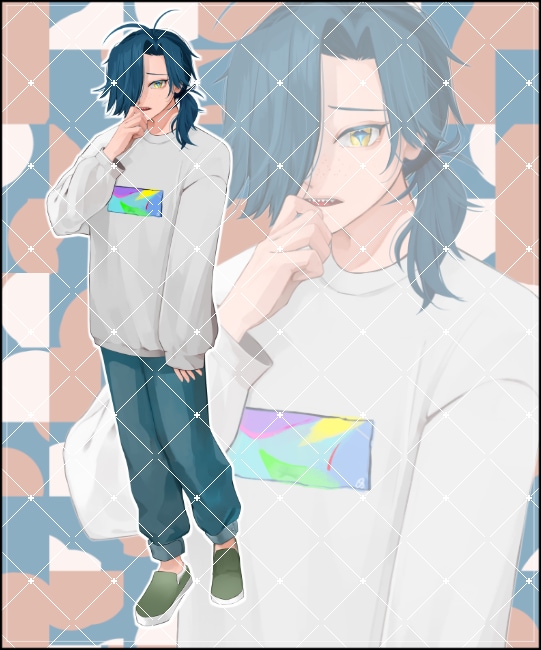 全身立ち絵制作します 大切なキャラクターを「一緒」に制作しましょう。 イメージ9