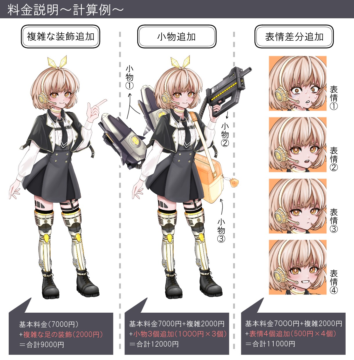 TRPG・ゲーム・動画用の立ち絵を制作いたします オリジナルキャラクターのデザインから完成までお任せください！ イメージ4