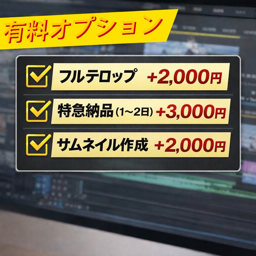 丸投げOK初心者歓迎で編集しいたします 初心者でも安心 ご要望通り仕上げます イメージ2