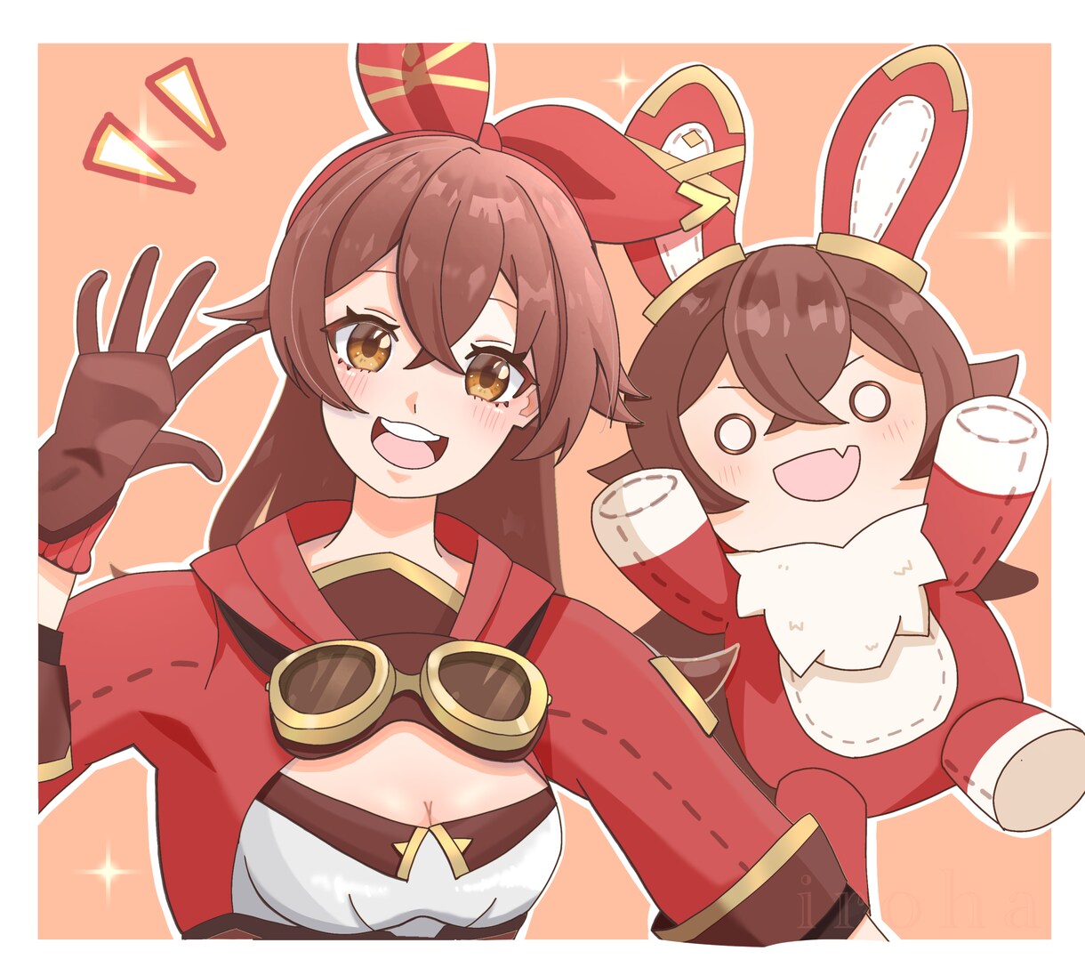 一次創作・二次創作のキャラクターイラストを描きます アニメ塗りのイラストを描きます！！ イメージ5