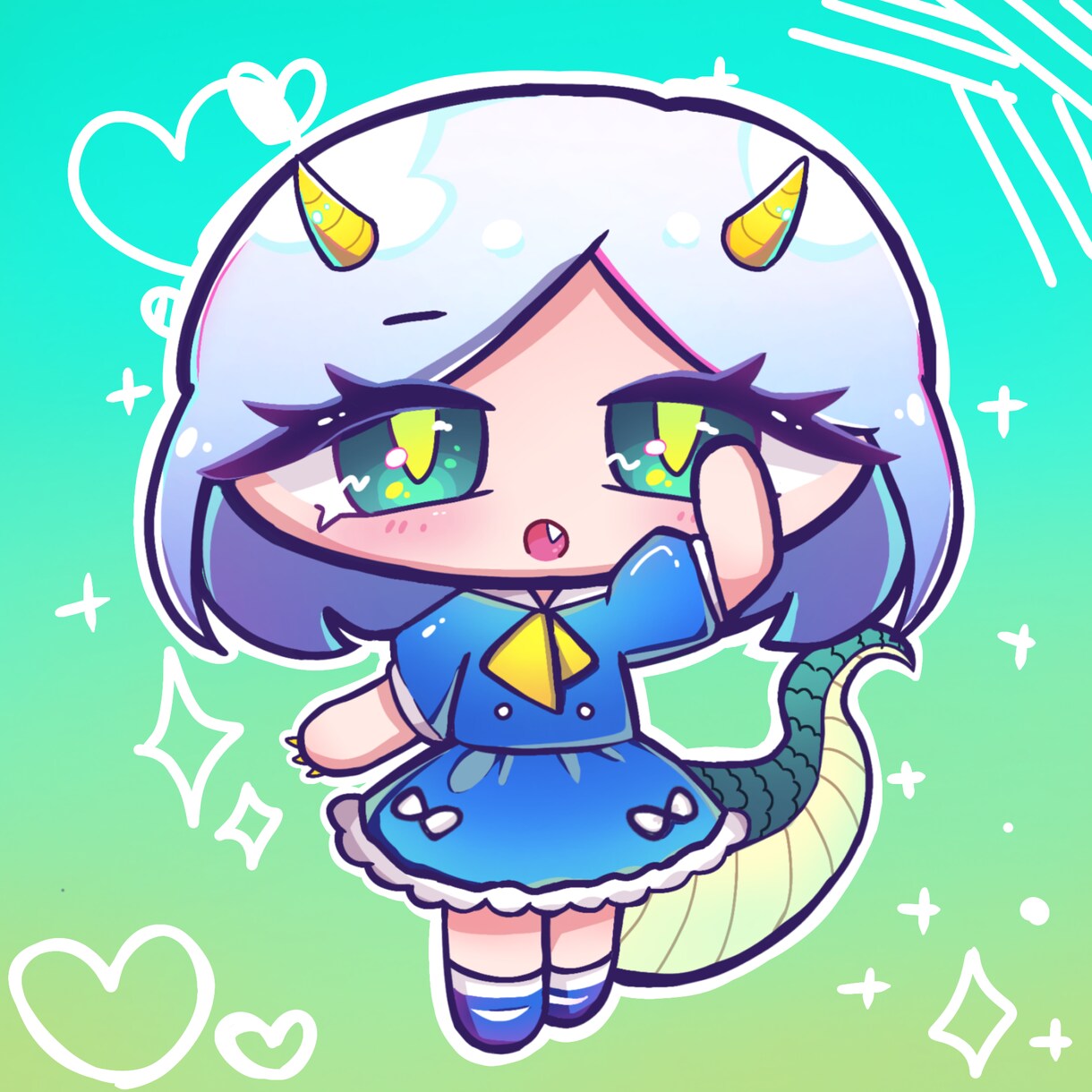 キラかわなミニキャラクターを作成します キラキラでかわいいミニキャラクターがほしいあなたに! イメージ3