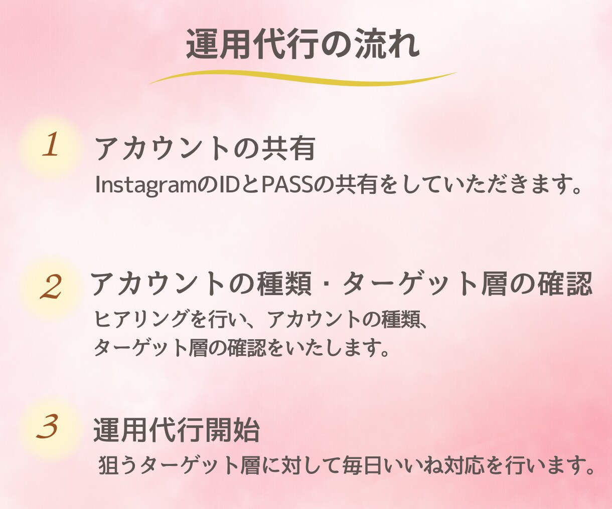 インスタグラム　いいね！代行【30日間】承ります サービス価格　¥5000にて承ります イメージ2